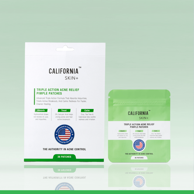 California Skin+ Triple Action Acne Relief Pimple Patches