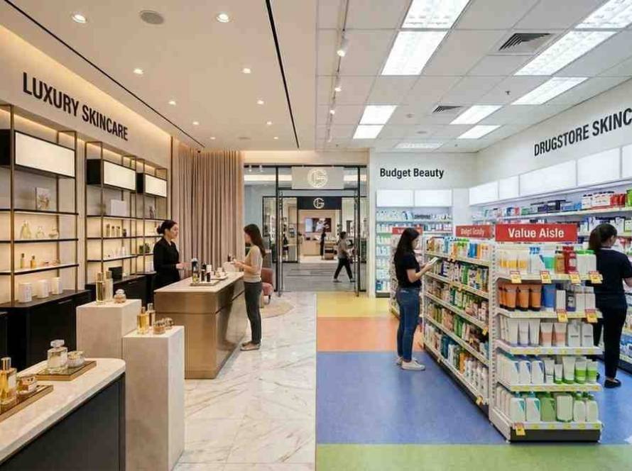 Luxury Skincare vs Drugstore Creams