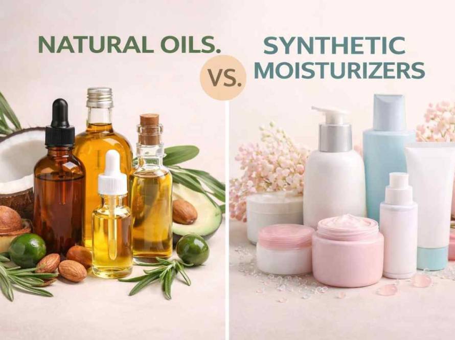 Natural Oils vs. Synthetic Moisturisers