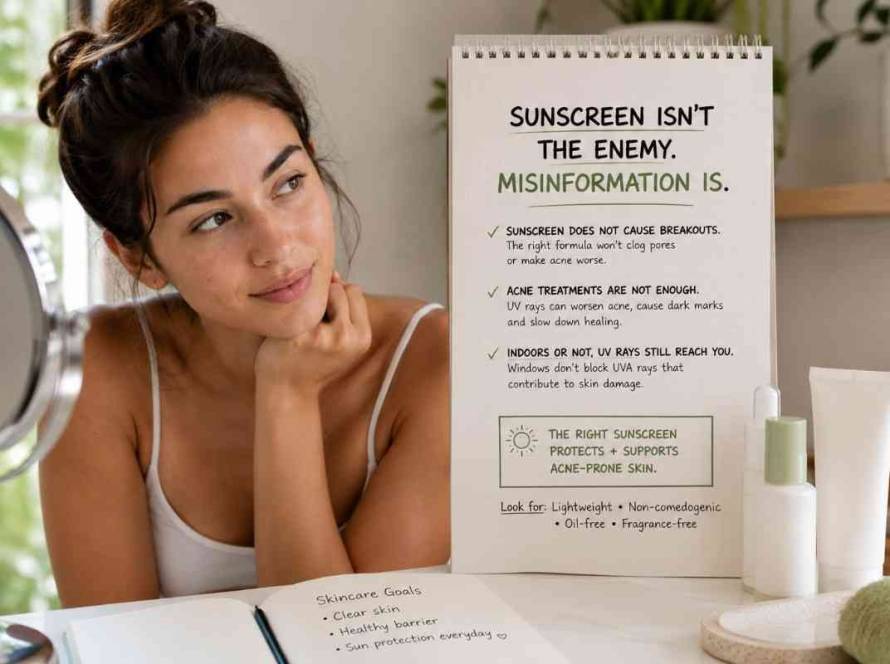 anti acne sunscreen